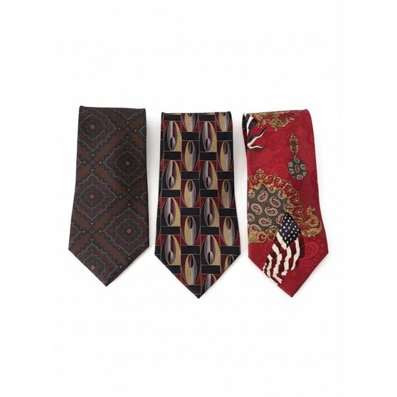 Lot of 3 - Men's Mixed Ties - Picture 1 of 12